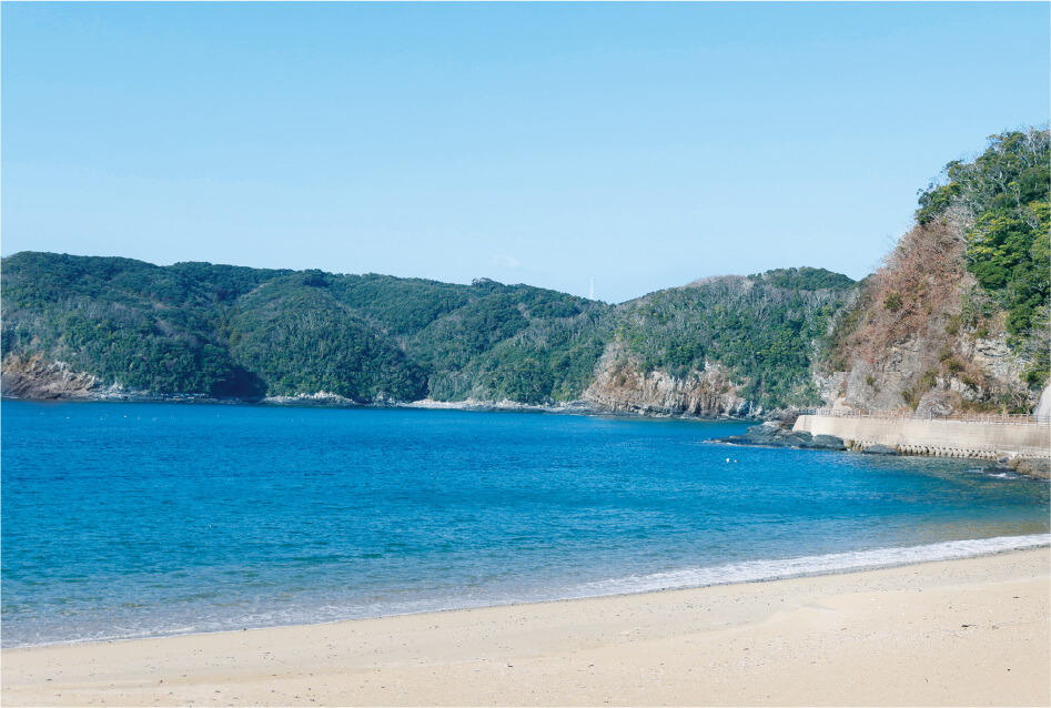 透明度の高い海での海水浴